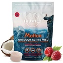 TruWild Motion All Natural Pre Workout Powder Drink Mix pro muže a ženy bez Jitters nebo Crash, All Food Plant Based Vegan, Organic with Electrolytes + BioPerine, 20 Servings (Kokosový Raspberry)