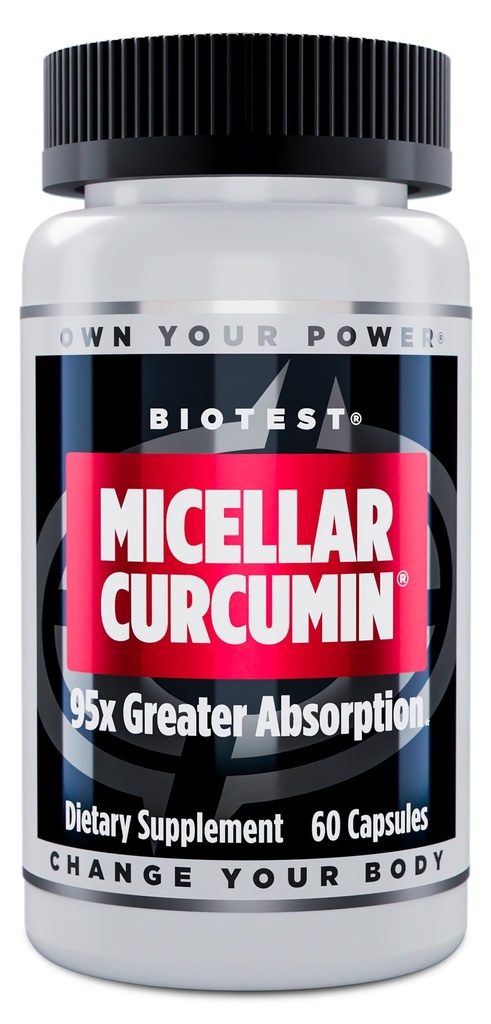Biotest Micelar Curcumin - 95x Absorpce - UCLA Smyšlený & patentovaný - 60 tobolek