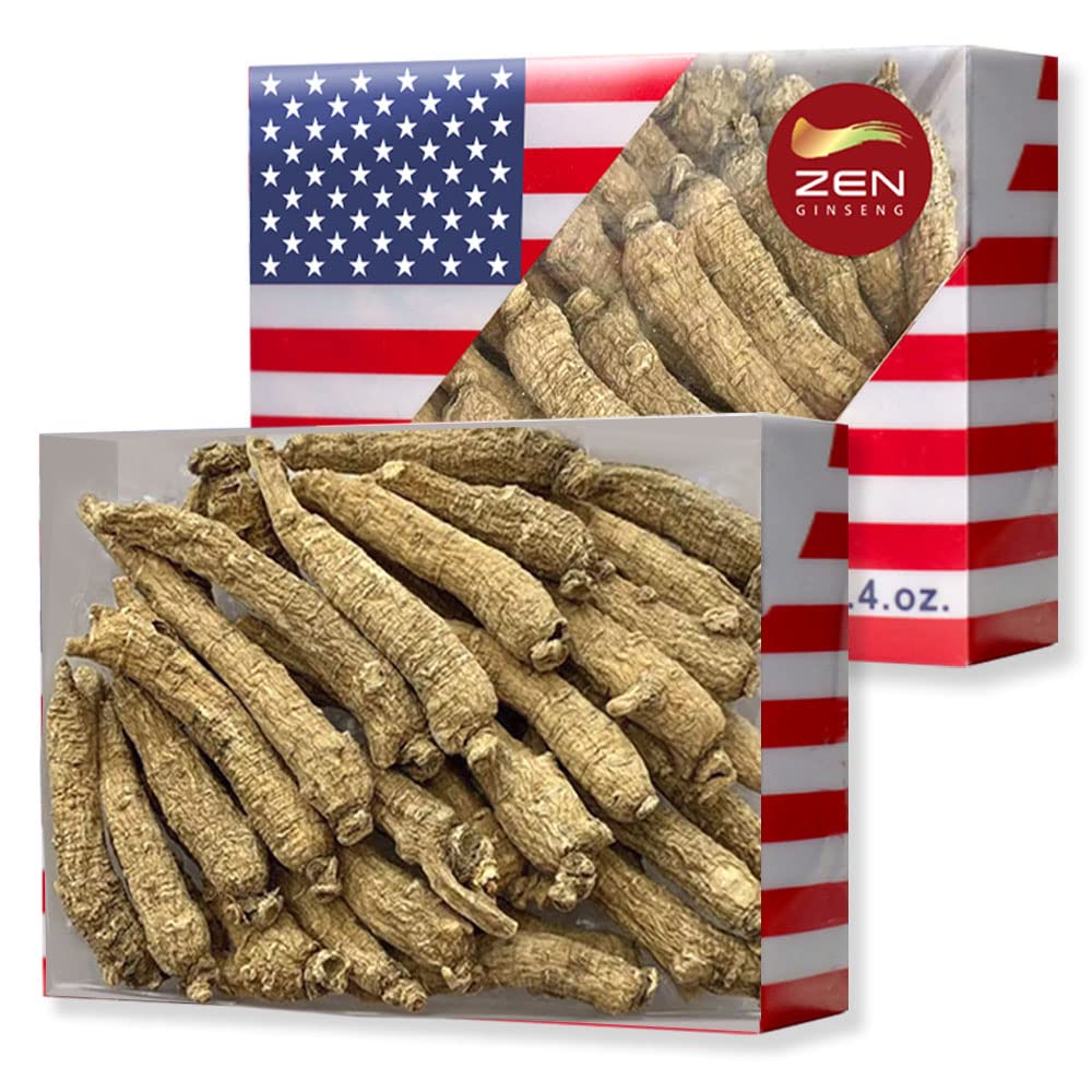 2 Boxy ručně vybrané americké ženšen Root- malý ocas (4oz / Box)