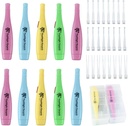 12 Kusy Ušní vosk odstraňující nástroj s LED světlo pro čištění ušního vosku opakovaně použitelný Ucho Pick Tweezer Ušní čistič pro dospělé a děti Ušní zdravotní péče