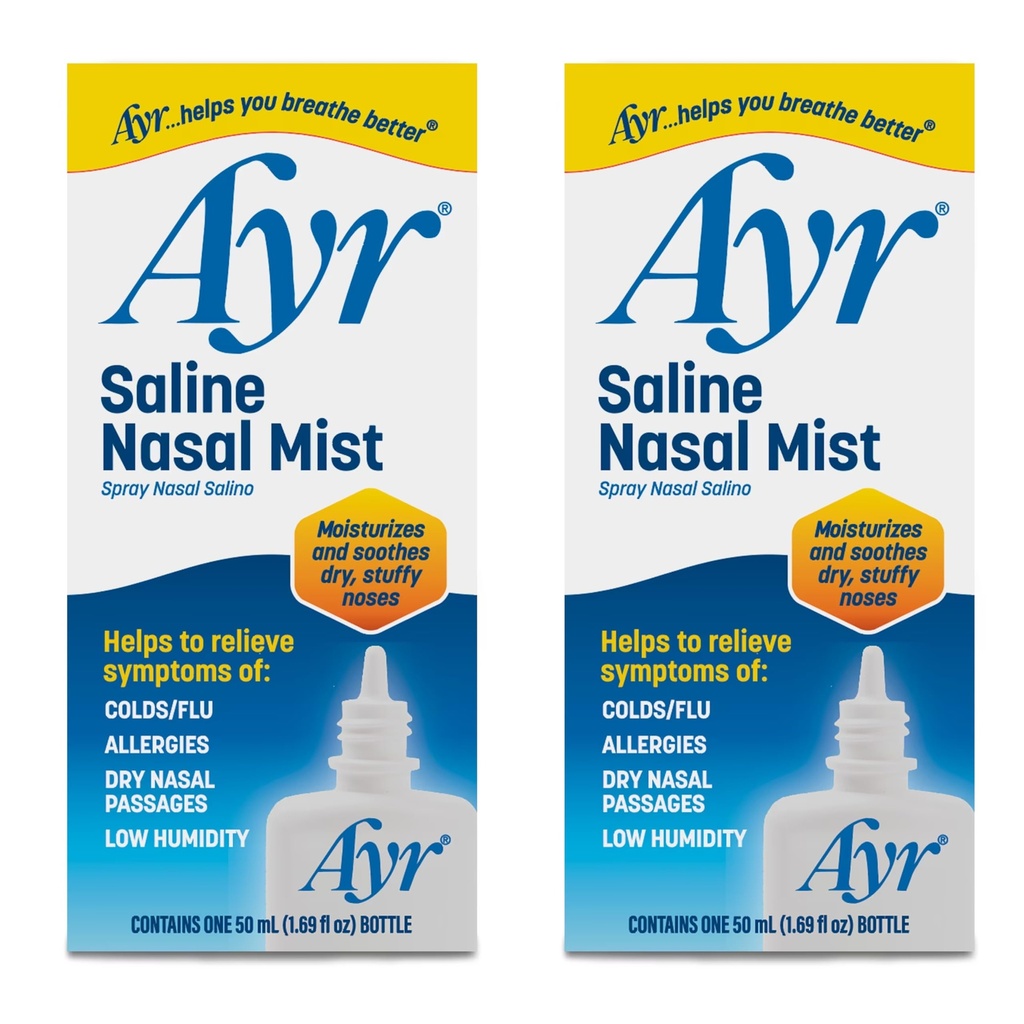 AYR Saline Nasal Mist, 1.69 Fl Oz (balení po 2)