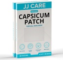JJ CARE Capsicum Patch (40 PCS), 4.7 "x 7.1" Soothing Capsaicin Patch, Capsicum Patches for Neck, Ramender, Muscle Soreness- 8 hodin Relief