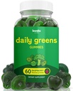 Denní Super Greens Gummies na zvýšení energie 124; s Moringa, Spirulina, Chlorella, Veggies & More 124; Zahrnuje 8 směsí 124; pro ženy a muže 124; Vegan, Non- GMO dodatek 124; 60 Počet