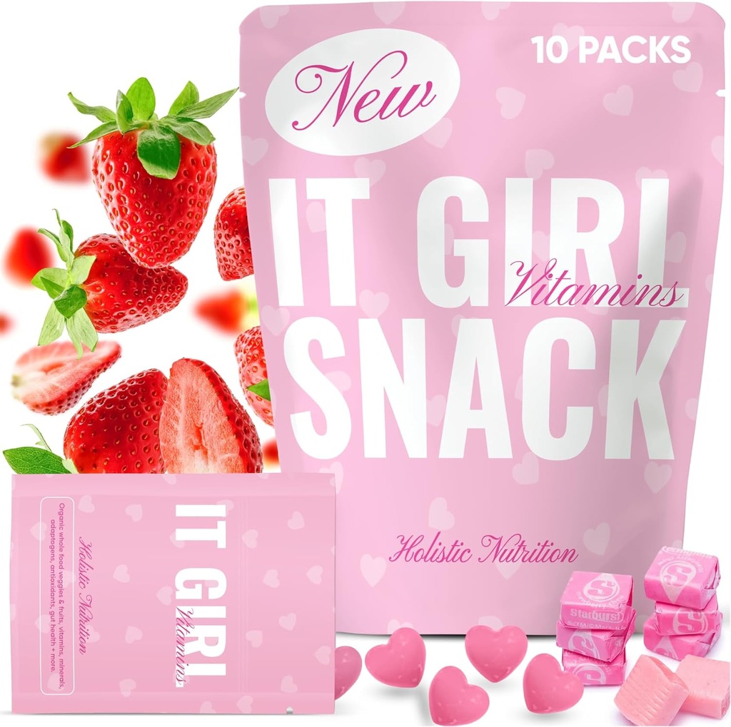 Super Zelené Powder Superfood Gummies + Daily Multi- Vitamíny pro ženy - Vegan Prebiotika pro Gut Health & Wellness - Zdravé svačinky, celé ovoce a zelenina, Vegan, Organic Nutritional Supplement