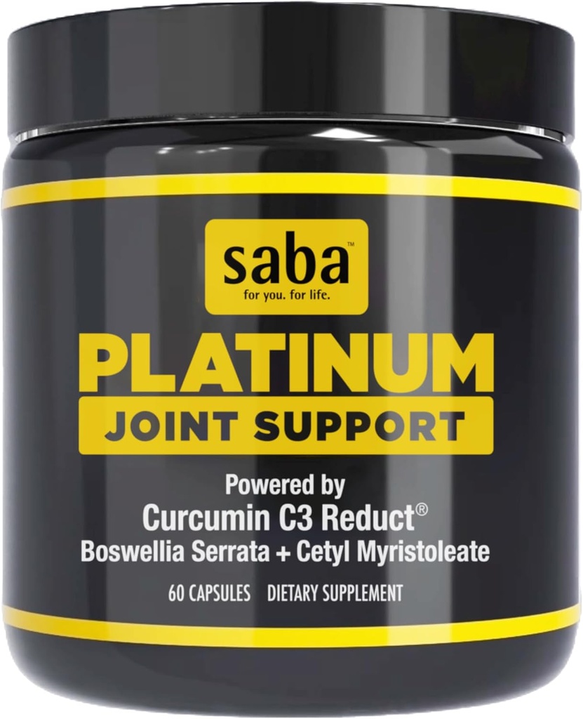 Saba Platinum: Společná podpora - Fast- acting a potent Formule - 60 Kapsle