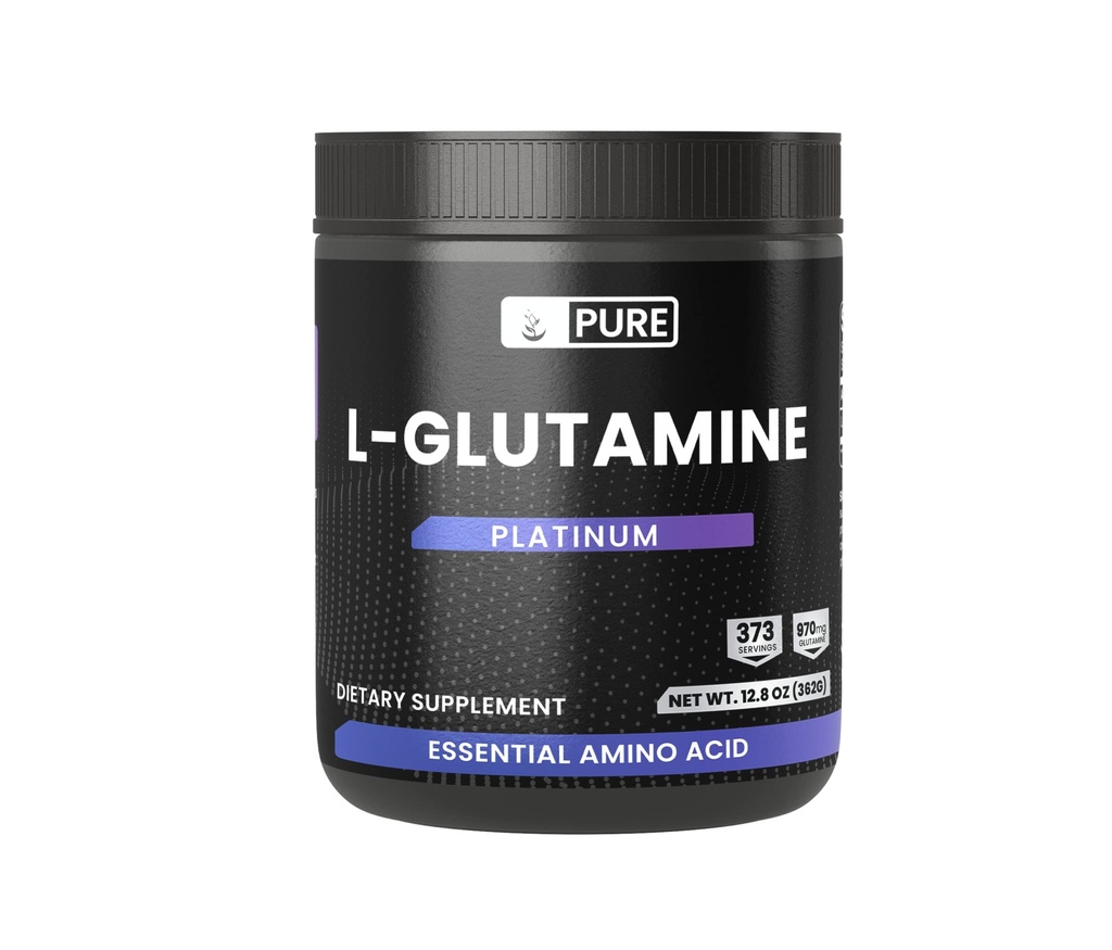 Čisté původní ingredience L- glutamin prášek, (12 oz), přírodní kyselina aminová, bez aromatických látek, vždy čistý