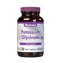 Bluebonnet Draslík Dodatek 99 mg Albion Glycinate Complex - Electrolyte Balance, Svalová síla & Recovery Mineral Support for Women & Men * - Non- GMO, Vegan, Gluten- Free - 90 Zeleninové kapsle