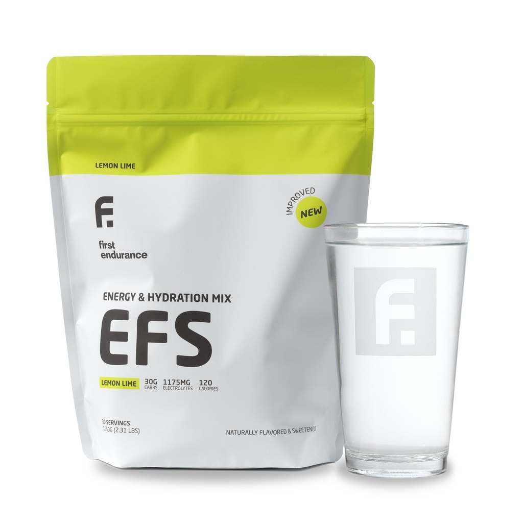 EFS Hydration & Endurance Drink Mix - Premium karbohydráty pro energii a výkon, Elektrolyty pro rychlou rehydrataci a běh, Cyklistika a Triatlon Nutrition CY124; Isotonic Energy Fuel CY124; Lemon- Lime