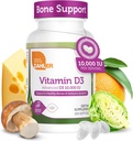 Zahler - Advanced Vitamin D3 10 000 IU Softgels (250 Počet) Kosher Vegetarian Friendly Vitamin D pro imunitní podporu, kosti, zuby a svalové zdraví - Easy Swallow VIT D 3