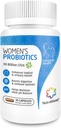 NutraBlast Vaginální Probiotika pro ženy trávicí, Integrovaná rovnováha, UT & Vaginální Zdraví - 50 Miliardy CFU - 6 Strany, Prebiotika, Cranberry Extract & D Mannose - Womens Probiotic (30 Počet)