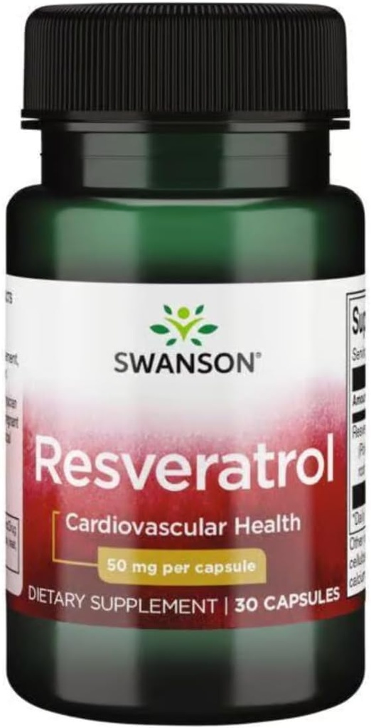 Swanson Resveratrol 50 50 miligramů 30 tobolek