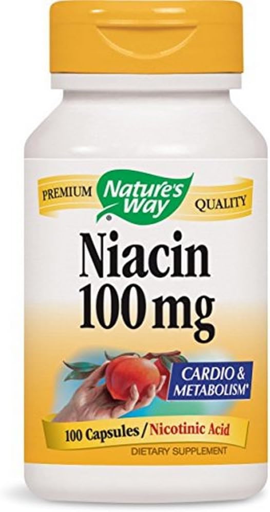 Nature 's Way Niacin, 100 tobolek (balení po 4)