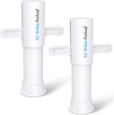 Memine EZ Bites Relief Sací nástroj - 2 Pack Bee Sting a Bite Itch Relief Sucker, Venom Extraktor pro odstranění slin / Venom, Dočasná úleva od Itch a Otok, Kid- Friendly White