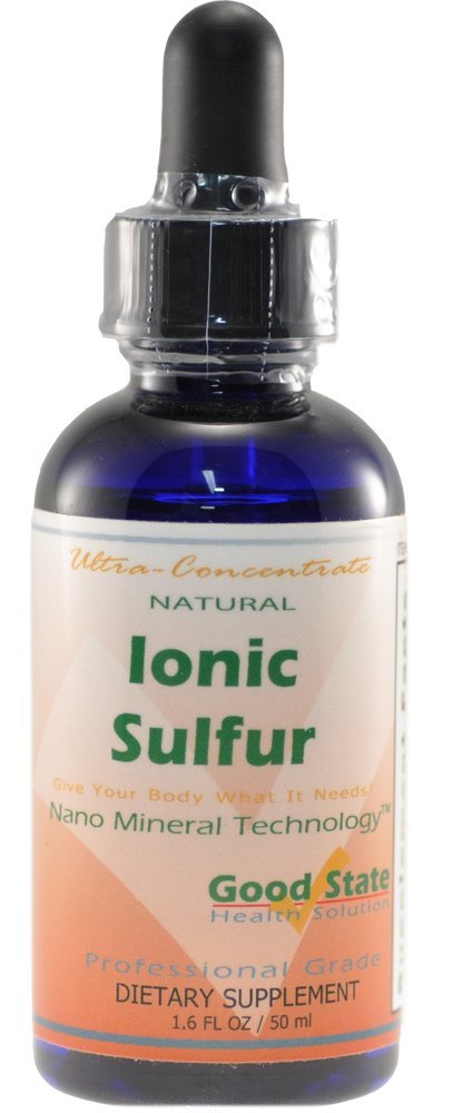 Dobré kapalné iontové minerály - síra Ultra koncentrát - (10 kapek se rovná 30 mg) (100 porcí na láhev)