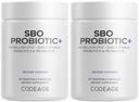 Probiotika Codeage SBO, 100 miliard CFU per serving, multi Strein Soil based Organisments Blend and Organic Fermented Botanical Blend, Shelf- Stable - 2 Pack