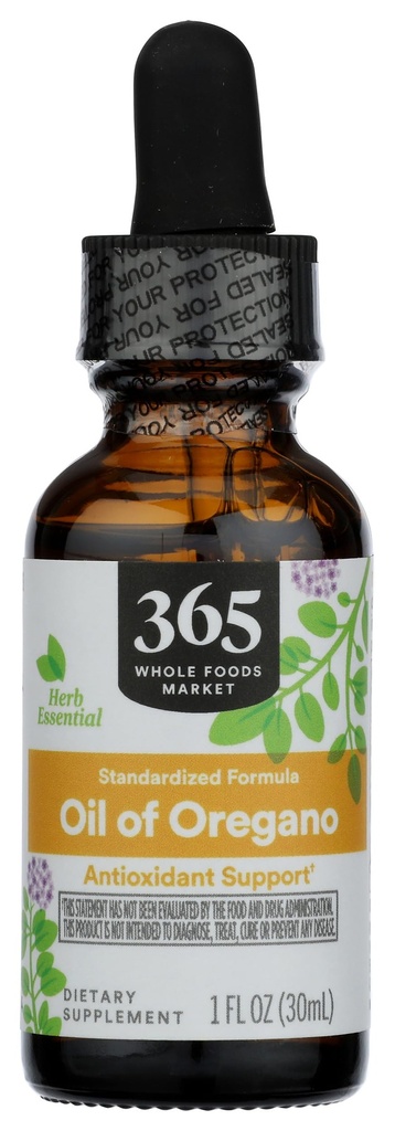 365 by All Foods Market, Oil of Oregano Liquid Extract, 1 Fl Oz