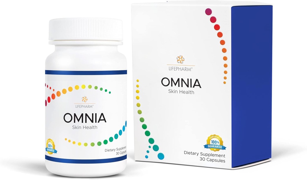 Omnia - Kůže, vlasy, a hřebíky dodatek - Trojité hraní Komplex pro zdravou a zářivou pleť - Funkce přírodní směs vitaminů, minerálů, kolagenu a dalších superpotravin - 30 Kapsle