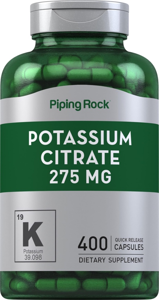 Piping Rock Draslík Citrát dodatek 124; 275 mg iž