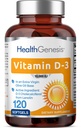 Vitamin D-3 10000 IU 120 Softgels - High-Potency in Extra Virgin Olive Oil Non- GMO Soy-Free podporuje silné imunitní zdraví kostí