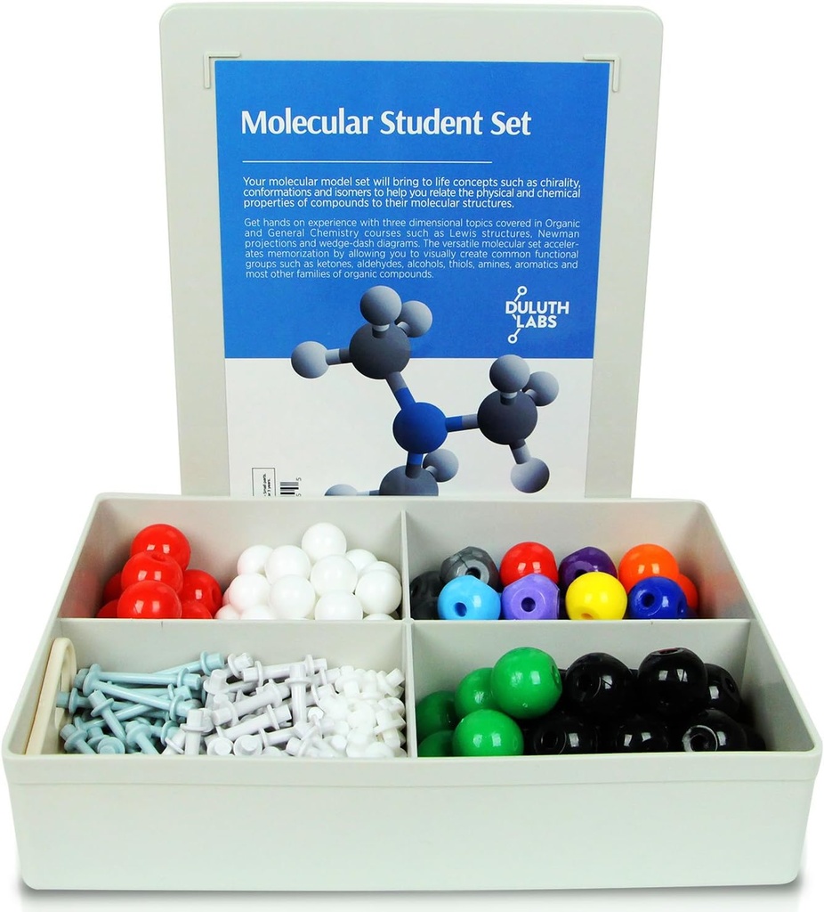 Organická chemie Molekulární model Student Kit - (88 Atoms a 140 Bond Parts) - MM-004