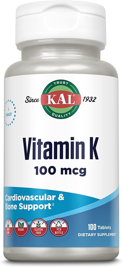Kal 100 Mcg K1 tablety, 100 Počet