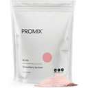 Promix BCAA Post- Workout Energy Powder - 5g Micronized BCAA, Sugar Free, Plant based, Vegan, Keto - Jahodový citrón - 30 Služeb (balení po 1)