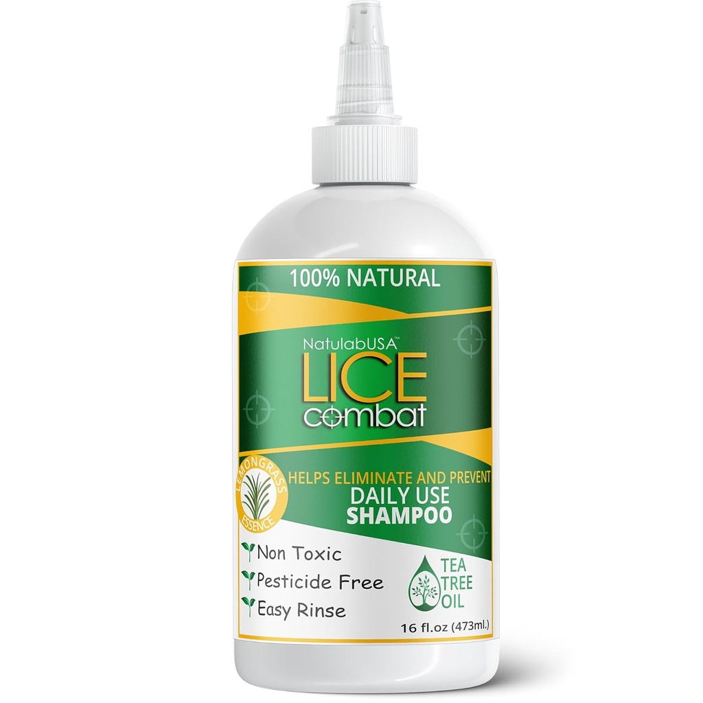 Lice Shampoo 124; Pomáhá Eliminate Lice, Super Lice & Nits 124; Repels & Prevents OF 124; Pesticide Free Office 124; 100% Natural Oil 124; Tea Tree + Coconut Oil Oil 124; Nejlepší hodnota 124; Voní skvěle.