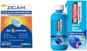 Zicam Cold Symptoms Relief with Betadin Sore Throat Gargle, Echinacea & Sambucus Homeopatické tablety, 20 Počet & 8 FL OZ