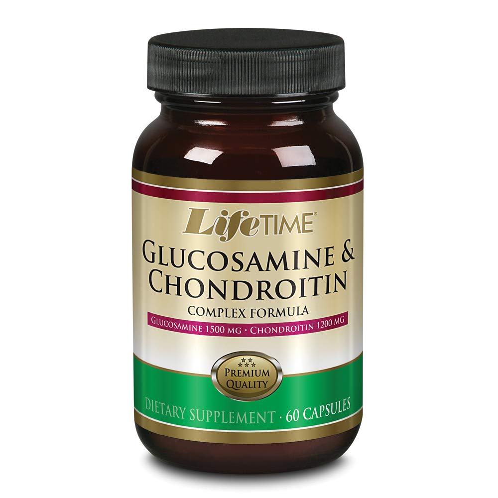 LIFETIME Glucosamine Chondroitin Complex CLAS124; Support Mobility, Joints & Recovery CLAS124; 1500mg Glucosamine, 1200mg Chondroitin CLAS124; 60 Kapsle