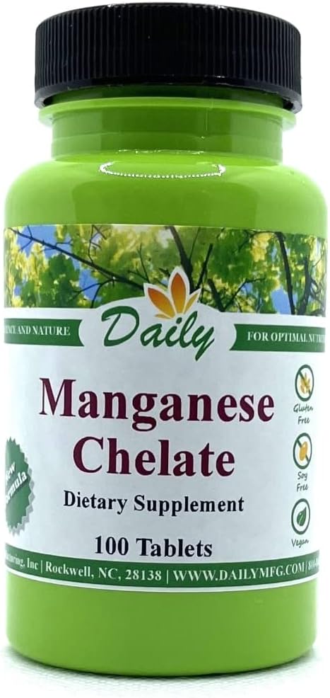 Denní výroba Mangan Chelate (5 mg) 100 tablet