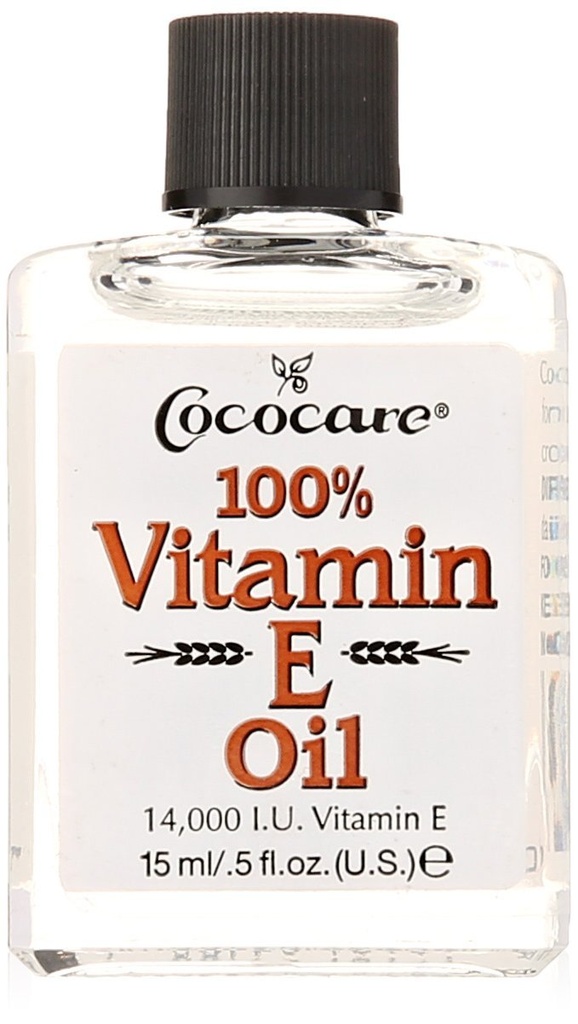 COCOCARE 100% vitamin E Oil, 14000 I.U., 0.5 Fl Oz - Kožní vlhčidlo a antioxidant ochrana