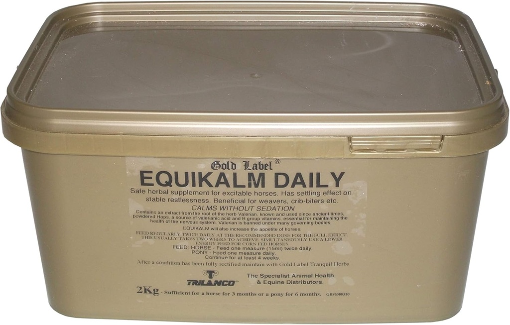 Gold Label Equikalm Daily, Koňské zklidnění, Koňský dodatek, 2 KG