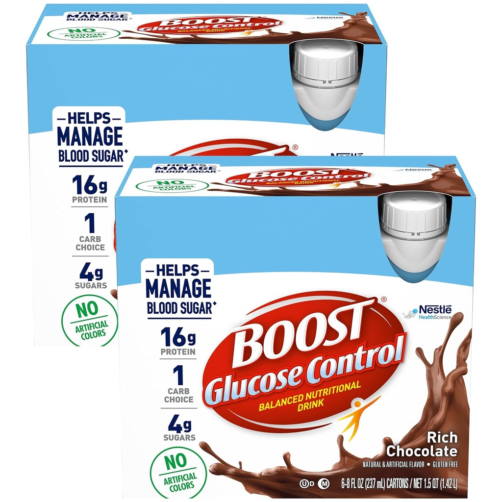 Podporovat Glukózu Control Bohatá čokoláda připraven k pití, 8 oz., 12 Počet
