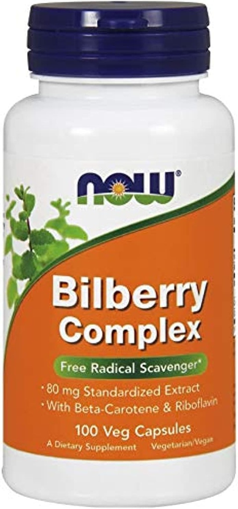 Nyní potraviny Bilberry Comp 80Mg, 100 hrabě