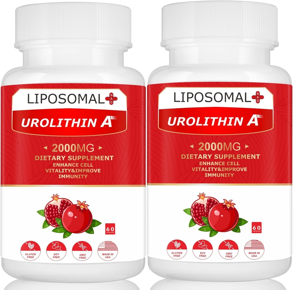 Lipozomální Urolithin A dodatek 2000MG pro energetiku 120 Kapsle