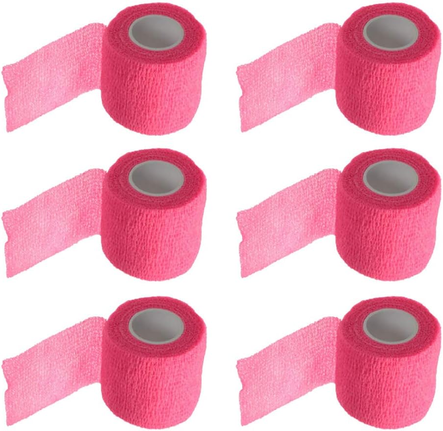ESUPPORT 2 Inches X 5 Yards Self Adherent Cohesive Wrap Obvazy adhesive zraní silné elastické první pomoc pásku pro sportovní zápěstí Ankle 6 Počet