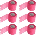 ESUPPORT 2 Inches X 5 Yards Self Adherent Cohesive Wrap Obvazy adhesive zraní silné elastické první pomoc pásku pro sportovní zápěstí Ankle 6 Počet