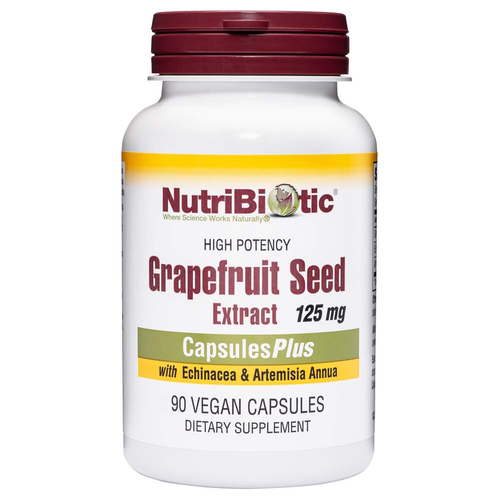 Nutrition Biotic Grapefruit Seed Extract CapsulesPlus, 125 mg GSE, 90