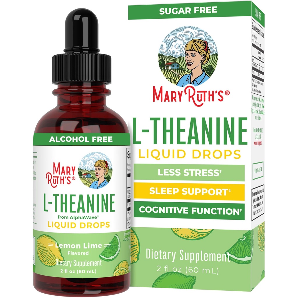 MaryRuth je L Theanine 200mg kapalné kapky 124; Mood podpora pro dospělé a děti 124; Focus Dodatek 124; Přírodní spánková podpora 124; Vegan 124; Non- GMO 124; Gluten zdarma 124; 30 Služeb