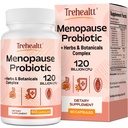Menopauza doplňky pro ženy, 120 Miliarda CFU Probiotické, 13- in-1 Byliny & Botanicals Complex, pro Hormon Menopauza, Hot Flashs, Noční poty, Mood Swings, Spánkové poruchy, Vegan, 60 Kapsle