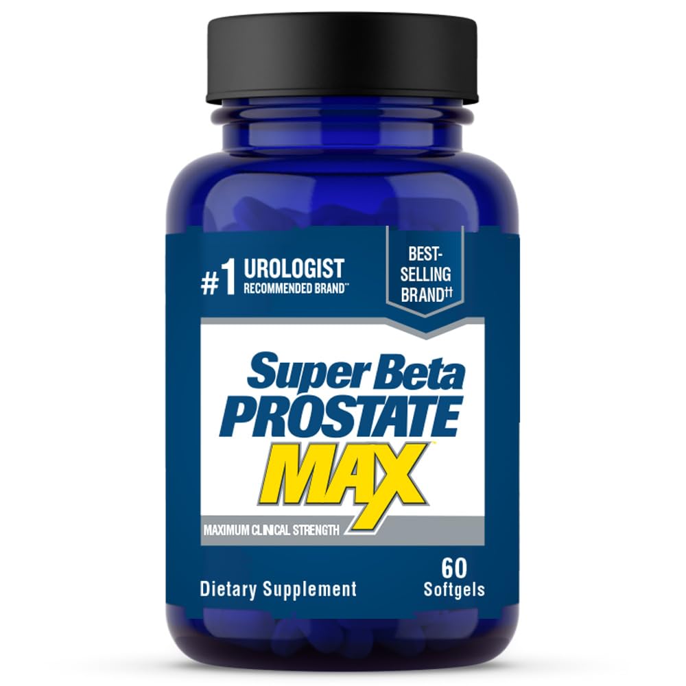 SUPER BETA PROSTÁT Max - Advanced Saw Palmetto Prostate Supplement for Men 's Health, 60ct