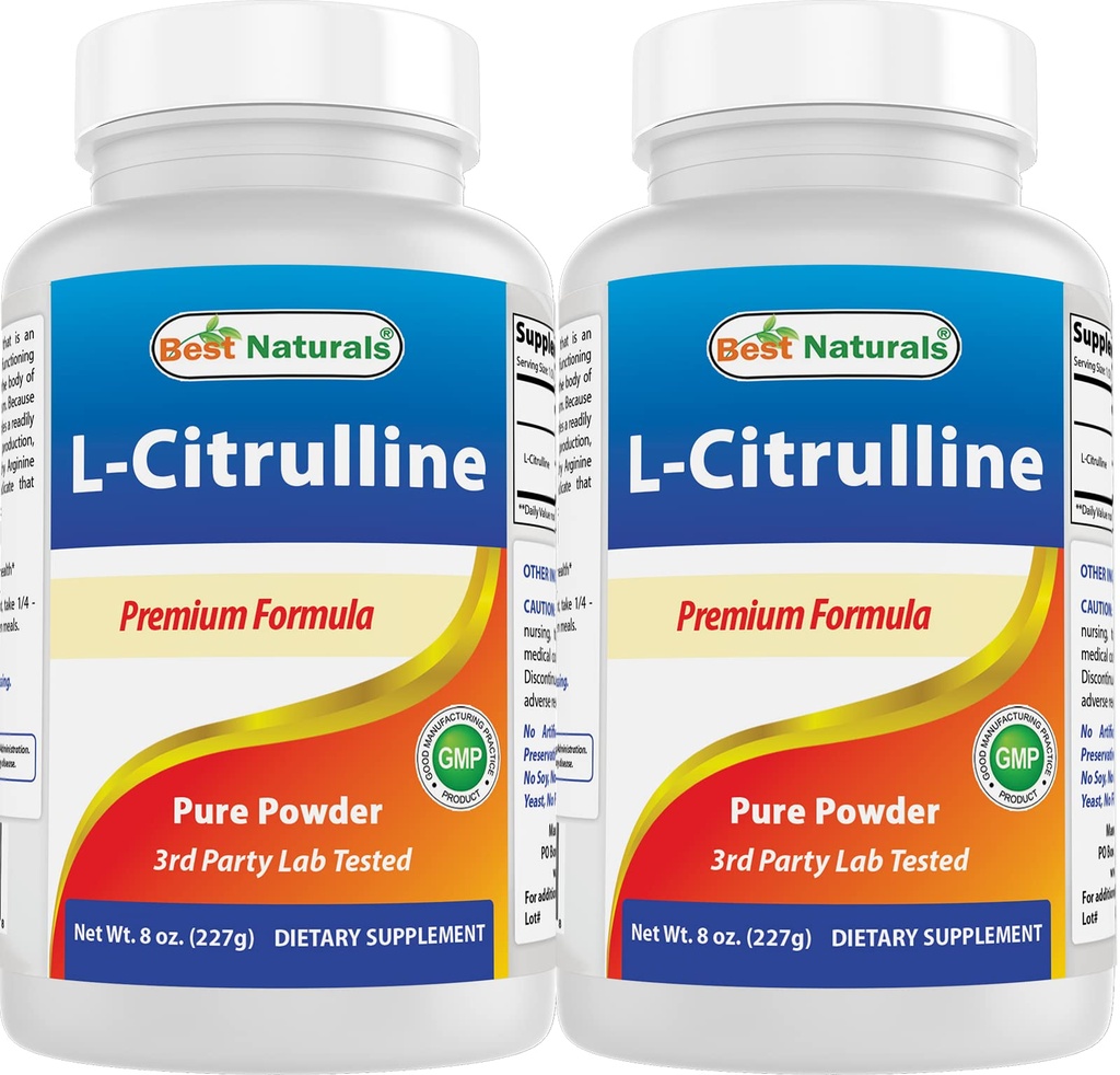 Nejlepší Naturals L- Citrulline Powder 8 OZ (8 OZ (balení po 2))