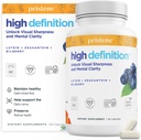 High Definition Brain + oční vitaminy pro paměť, Focus & Concentration, Lutein & Zeaxanthin (25mg / 5mg) k ochraně očí před Blue Light & Screens, Bilberry dodatek pro oči na podporu BDNF