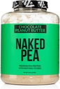 NAKED Pea - Čokoládový protein z arašídového másla z americké a kanadské farmy, organické kakao, organický kokosový cukr - No GMO, No Soy, and Gluten Free, Aid Growth and Recovery - 52 Služeb