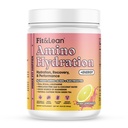 Fit & Lean Amino Hydration Plus Energy, Pre Workout Powder, 6g Vegan Essemciální aminokyseliny, EAA, BCAA, glutamin, Electrolytes & Natural Caffeine, Pink Lemonade, 30 Serve