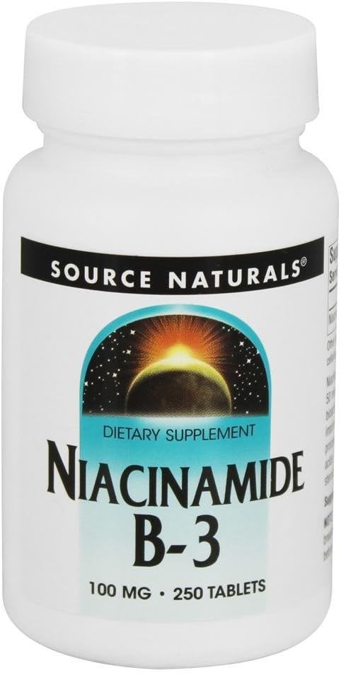 Zdroj Naturals Niacinamid B-3 100mg Metabolická podpora - 250 tablet