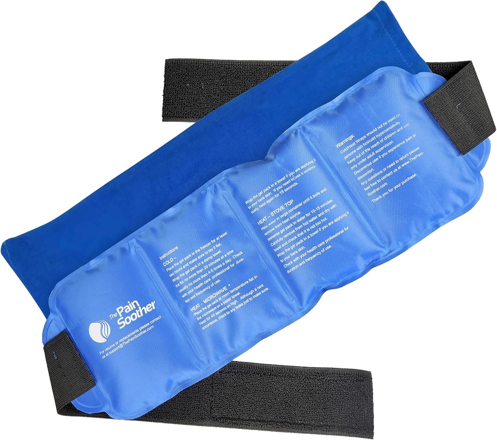 Opětovné použití Hot & Cold Gel Ice Pack Wrap pro warm compress a studená terapie pro Hip, Ankle, Back, Ramender, Knee, Arm, Neck, Elbow,