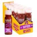 Vive Organic Imunitate Support Elderberry Shot, Cold- Pressed Turmeric & Ginger, Gluten Free, Vegan, Imunity Boost Elderberry, 2 Fl Oz (Pack of 12)