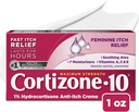 Kortizon 10 Maximální síla Feminin Itch Cream, 1% Hydrokortizon, 1 oz.