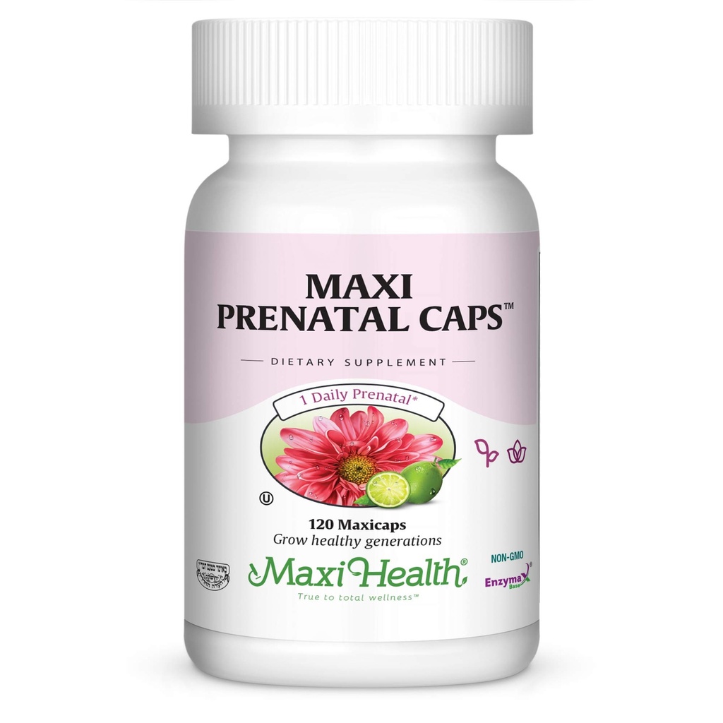 Prenatální vitaminy pro ženy - Kompletní těhotenství Multivitamin s kyselinou listovou, Železo, Vitamin D3, B12, Zinek & Biotin - Denní Prenatální podpora před, během a po těhotenství - 120 Kapsle